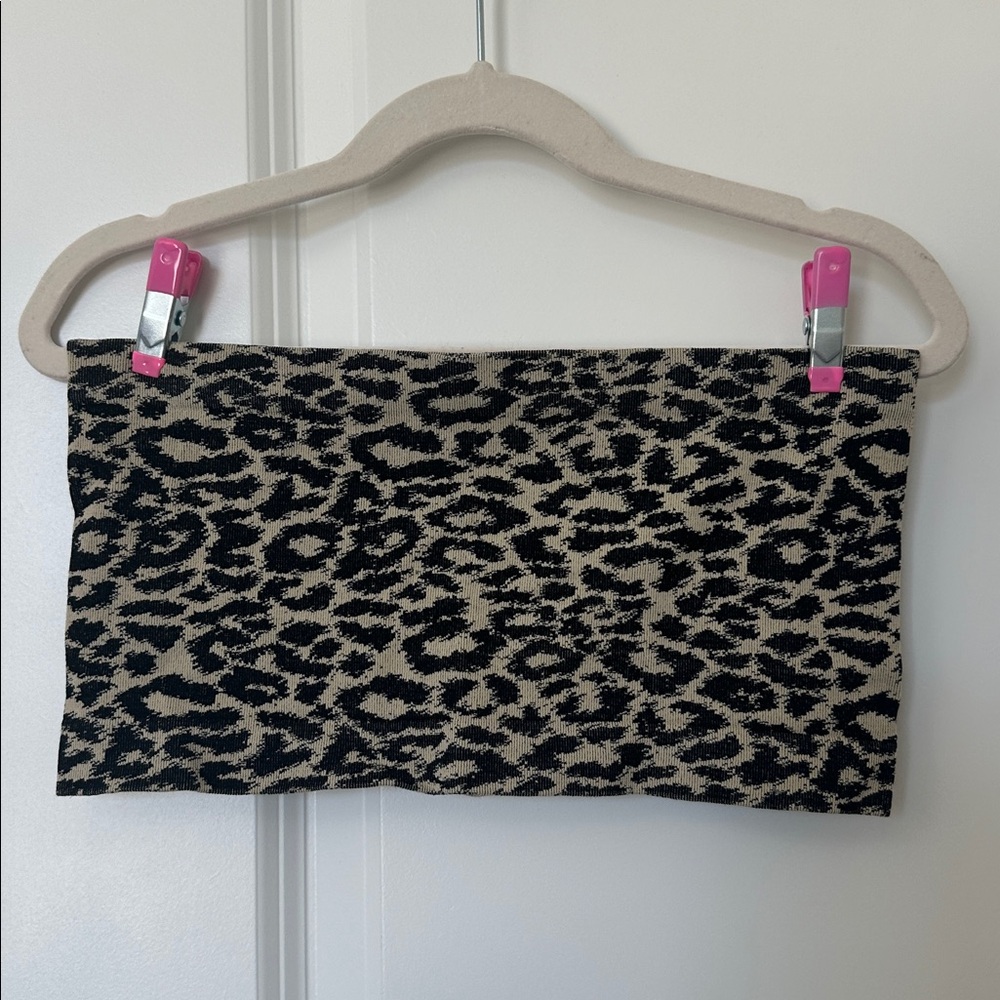Nikibiki Leopard Print Bandeau